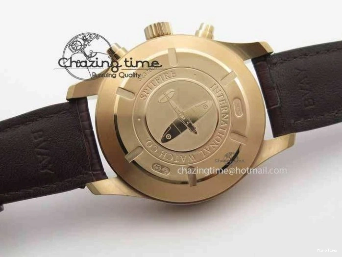 MIROTIME 0725 Pilot Chrono RG 3878 V6F Best Edition Gray Dial On Brown Leather Strap A Contemporary 7254
